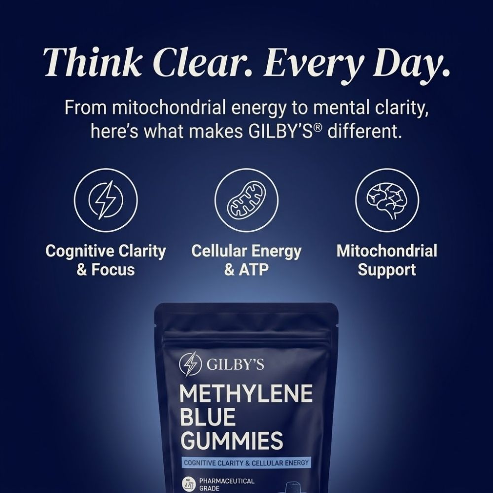 GILBY's USP Grade Blue Methylene Gummies