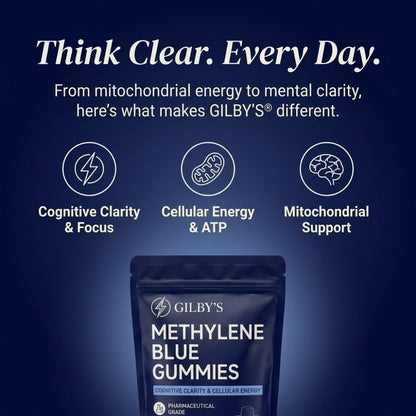GILBY's USP Grade Blue Methylene Gummies