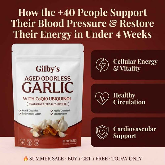 Gilby's Aged Odorless Garlic + CoQ10