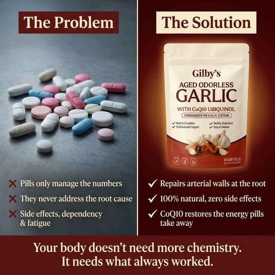 Gilby's Aged Odorless Garlic + CoQ10